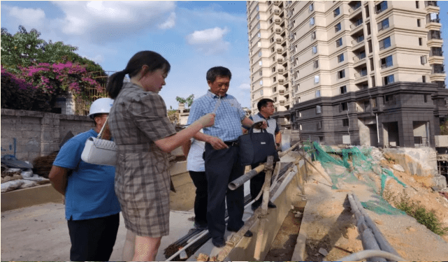 市水务局副县级领导陈世新调研凉水井片区雨污分流改造项目